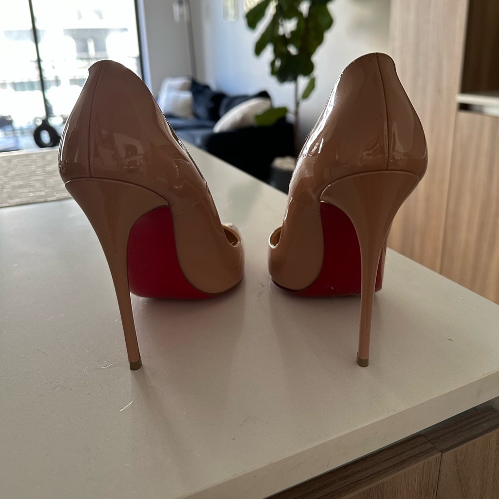 Christian Louboutin Heels, worn once, with box&bag!